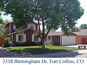 3318 Birmingham Dr. Fort Collins CO